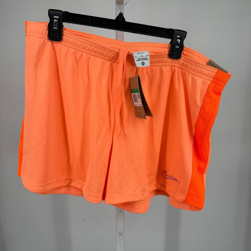 Nike Park III Soccer Shorts Womens XL Bright Orange Dri-FIT Training DX0128-803